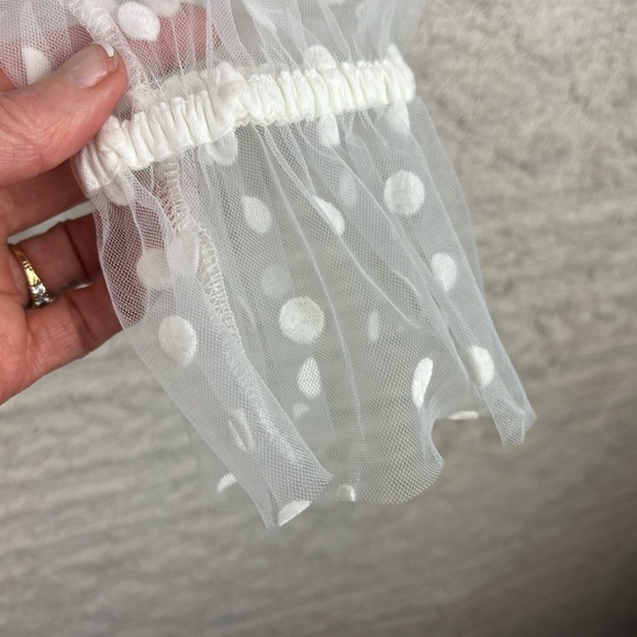 RUNAWAY THE LABEL Mesh Bustier Hello Molly Swiss Dot Corset - Picture 12 of 16